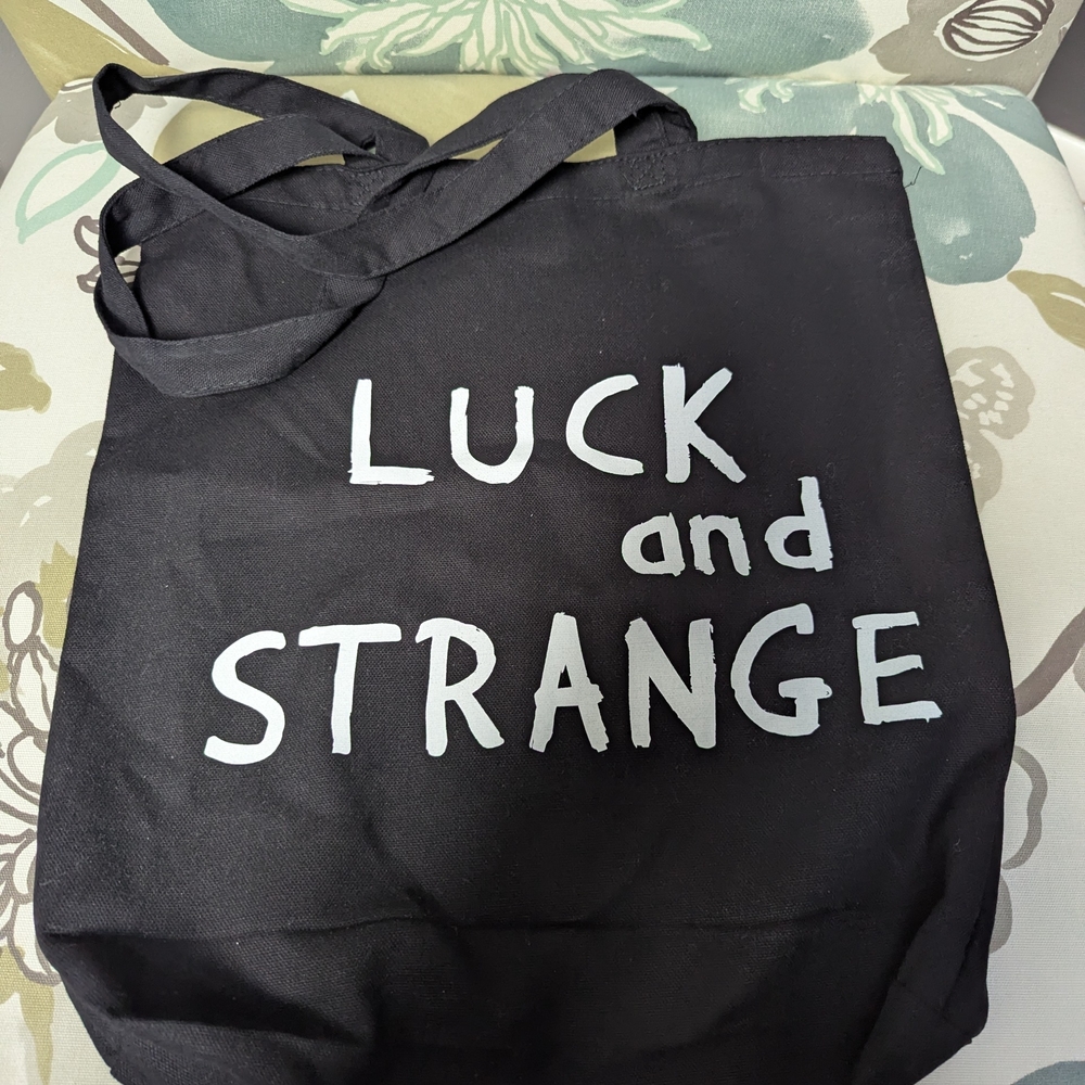 David Gilmour Luck and Strange Black Tote Bag